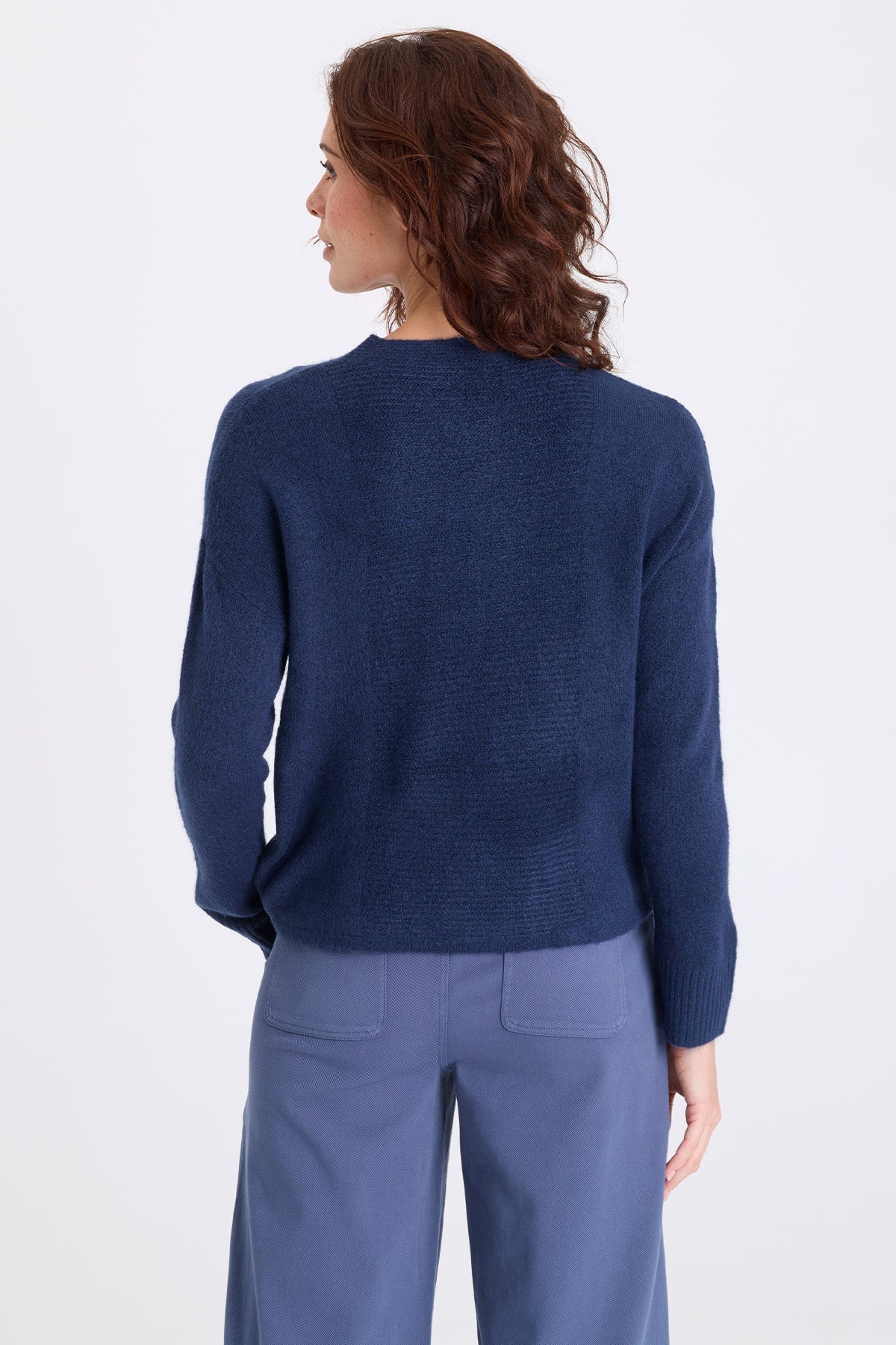 Madu Sweater Knit High Neck Long Sleeve Sweater Nocturnal - XCVI