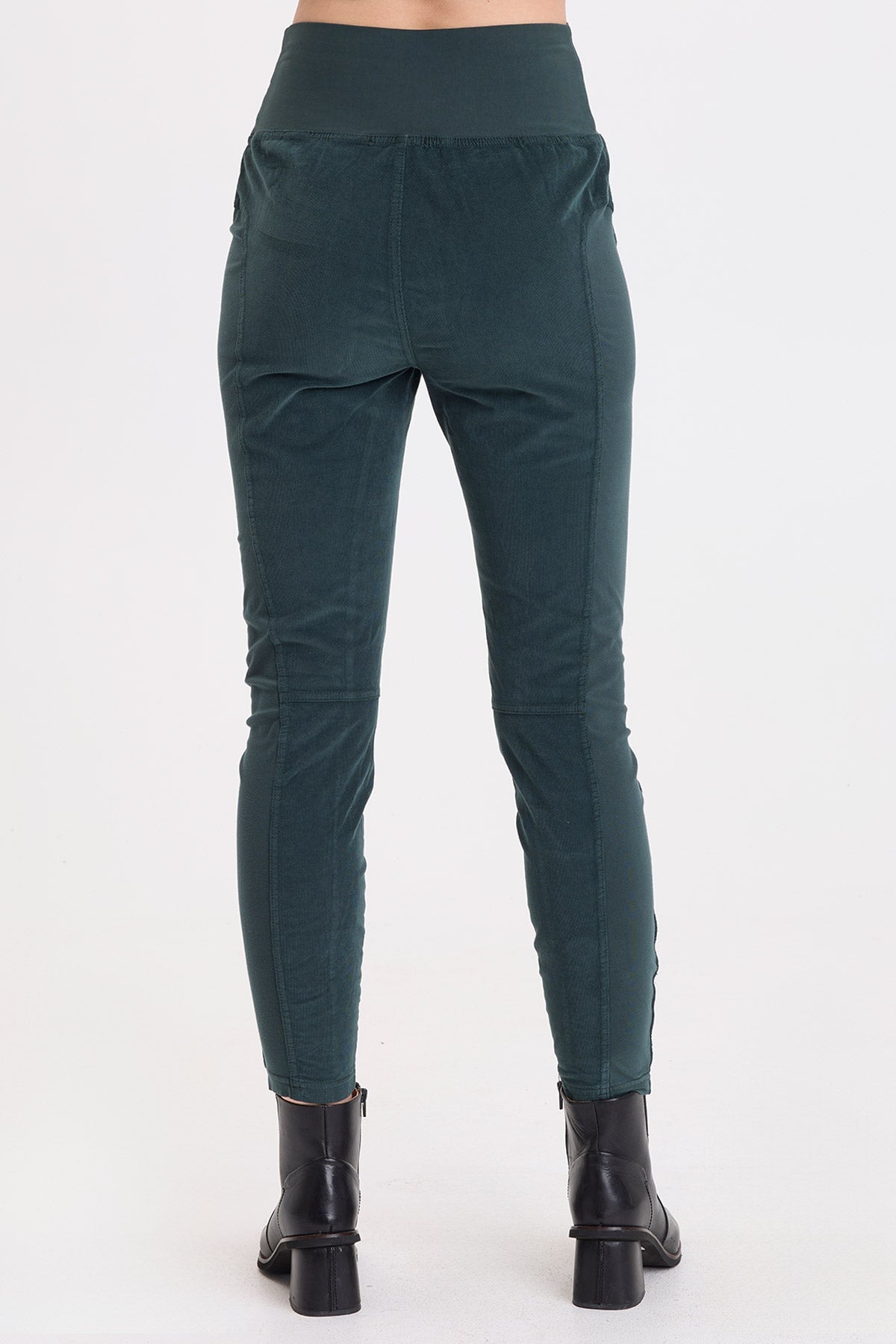 Wearables Penny Corduroy Ruched Legging Vining Ivy Pigment - XCVI