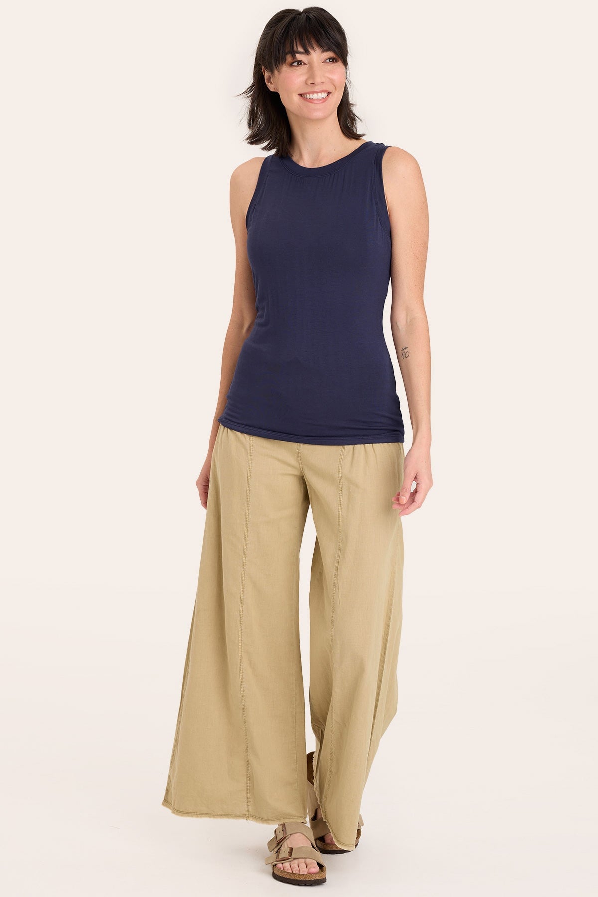 Essence Tank in Navy - XCVI