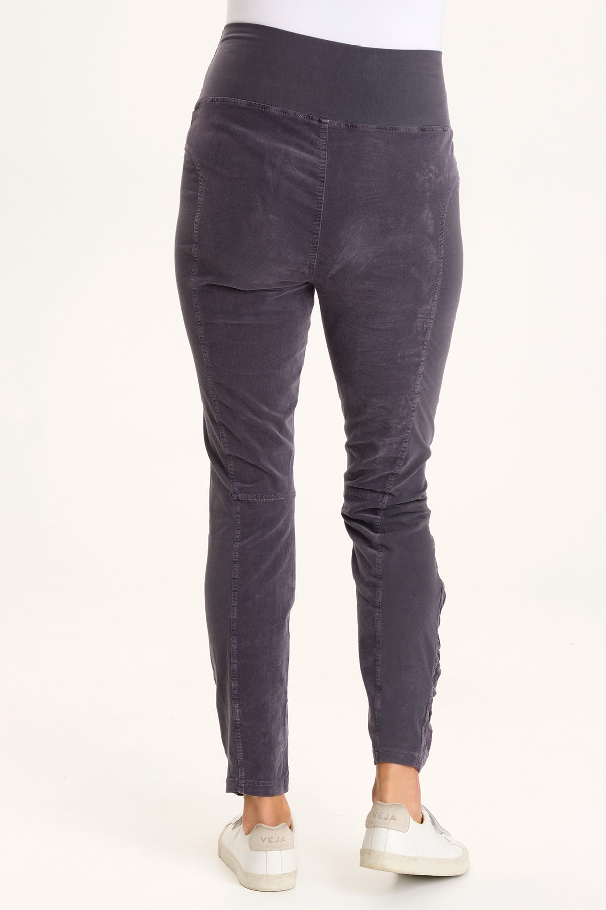 Cord Penny Legging in Charcoal - XCVI