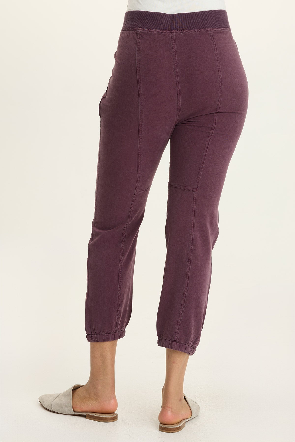 Wearables Squire Twill Banded Hem Casual Pant Upscale Pigment - XCVI