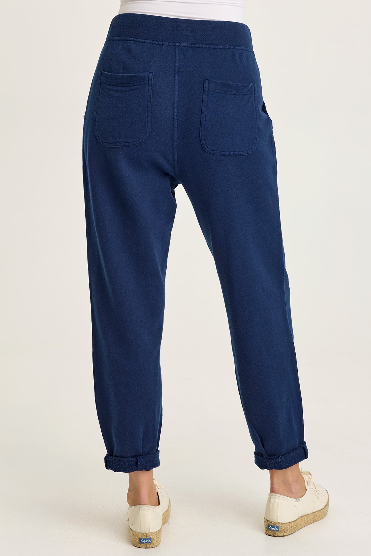 Wearables Kline Terry Pleated Leg Opening Jogger Pull-On Pant Airdale Pigment - XCVI