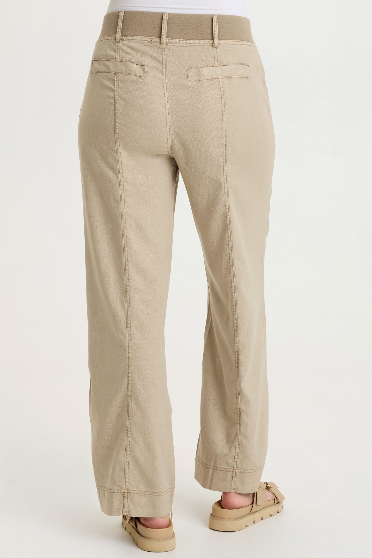 Arnold Tencel Twill Straight Leg Pull-On Waist Pant Roadside Pigment - XCVI