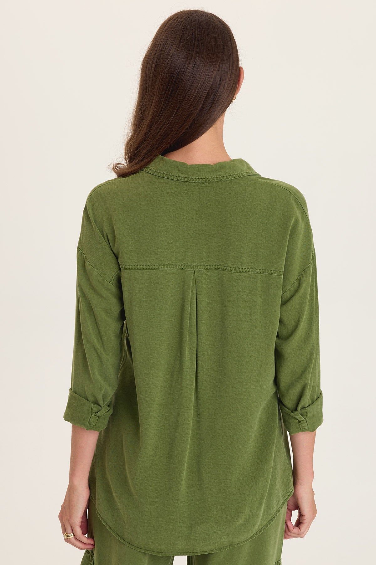 Wearables Dusten Relaxed-Fit Button-Up Apollo Pigment - XCVI