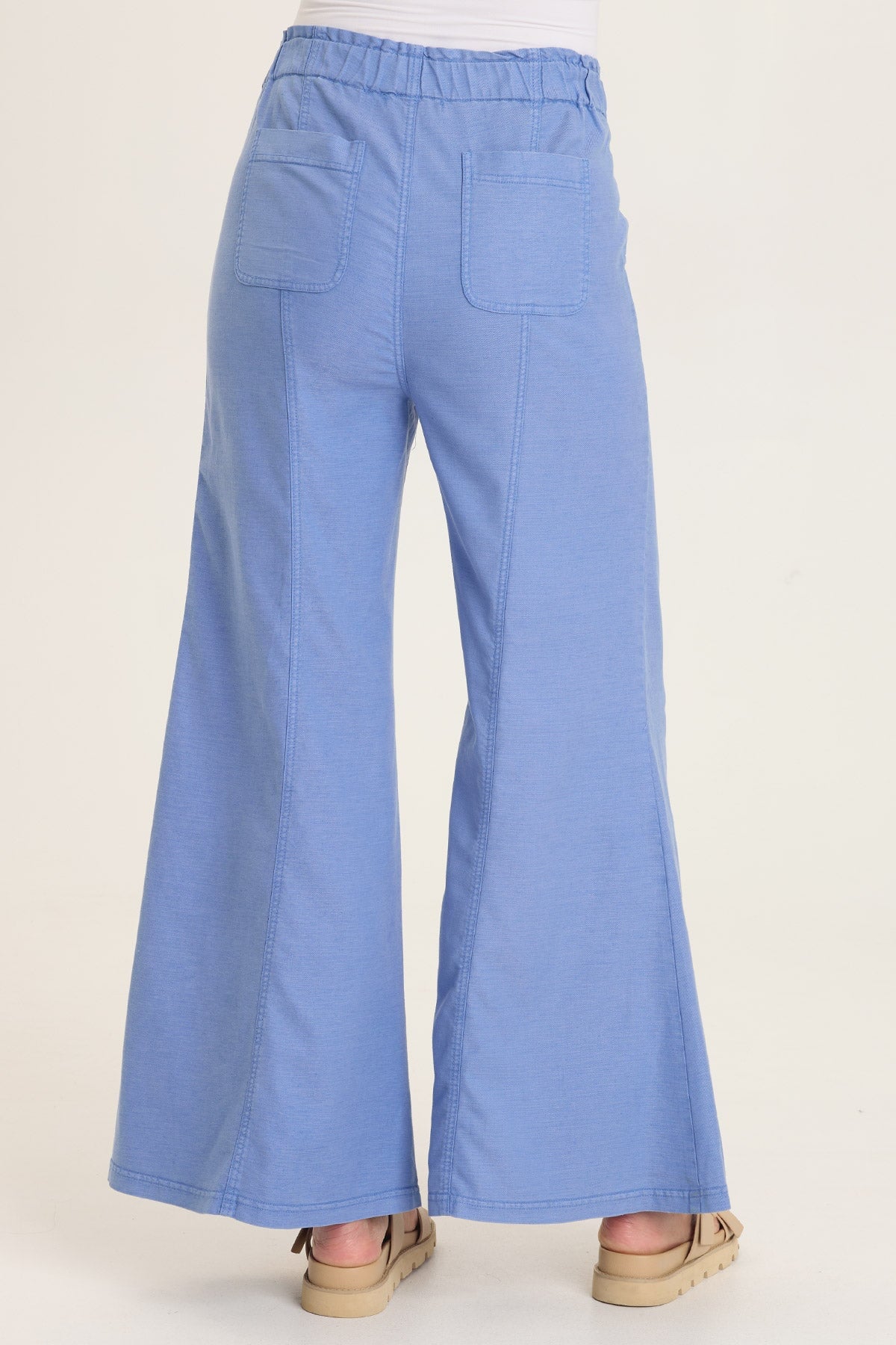 Wearables Faulk Twill Pull-On Twill Bell Bottom Pant Shasta Lake - XCVI