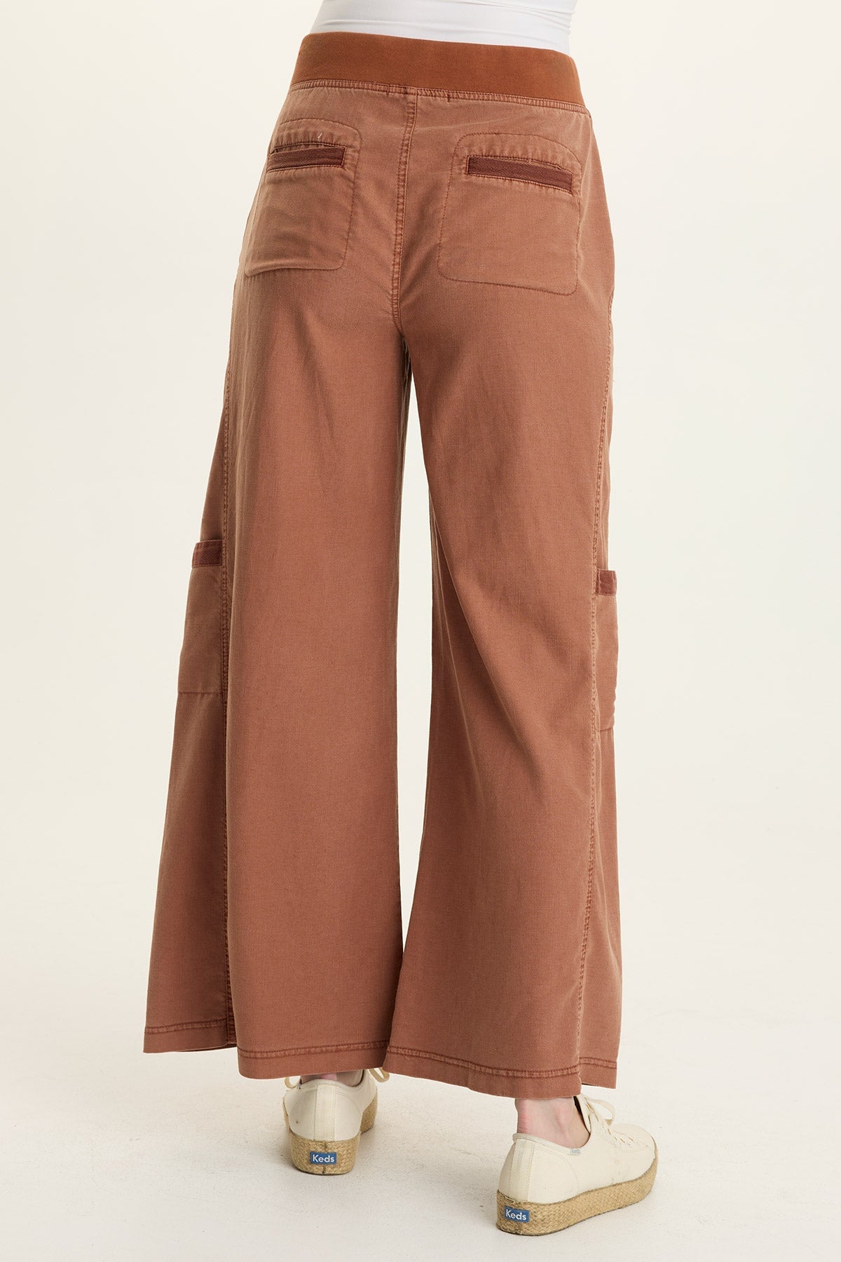 Wearables Tove Twill Cargo Wide-Leg Artisan Pigment - XCVI