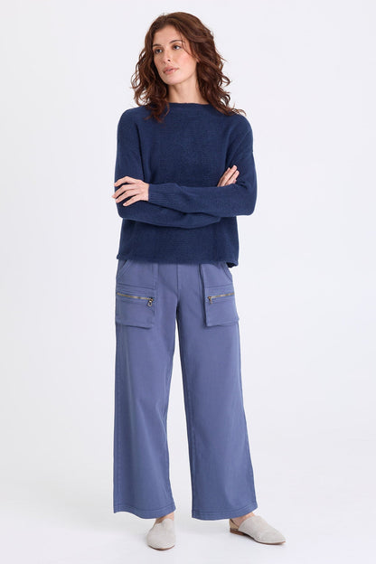 Madu Sweater Knit High Neck Long Sleeve Sweater Nocturnal - XCVI