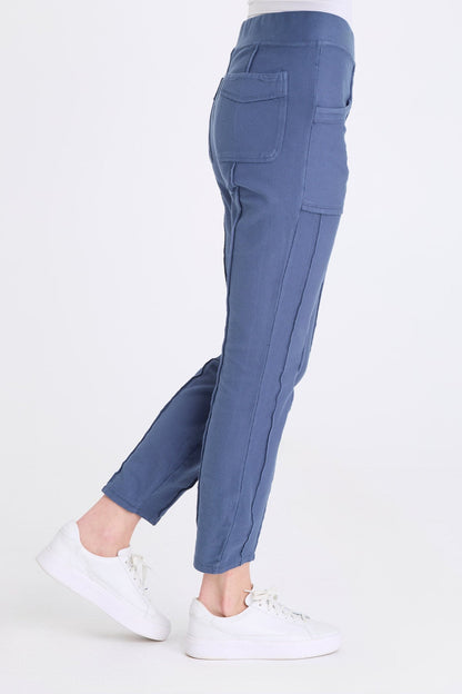 Ivo Twill Knit Slimming Legging Bluestone - XCVI