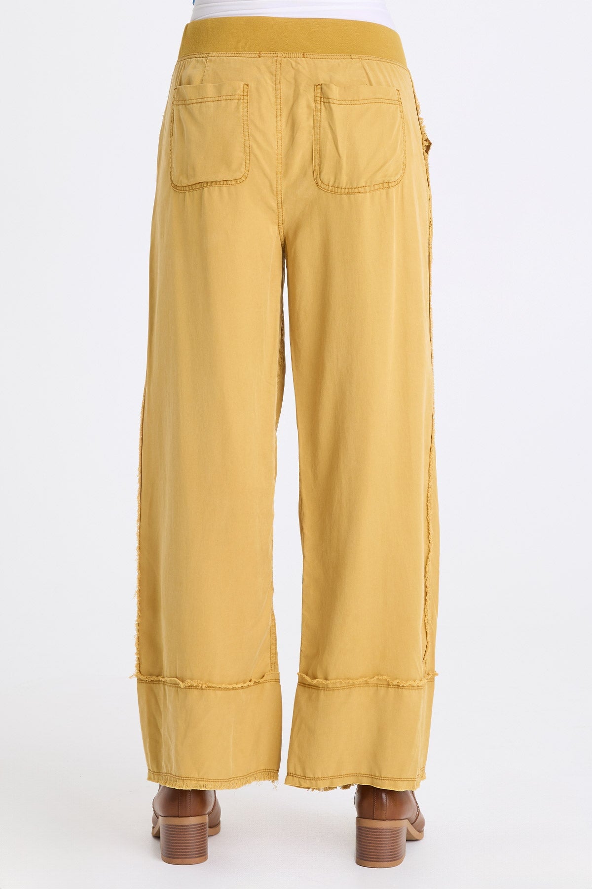 Gamal Soft Twill Pull-On Wide Leg Pant Radiance Pigment - XCVI