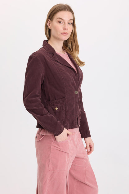 Wearables Jino Cotton Corduroy Blazer Belge - XCVI