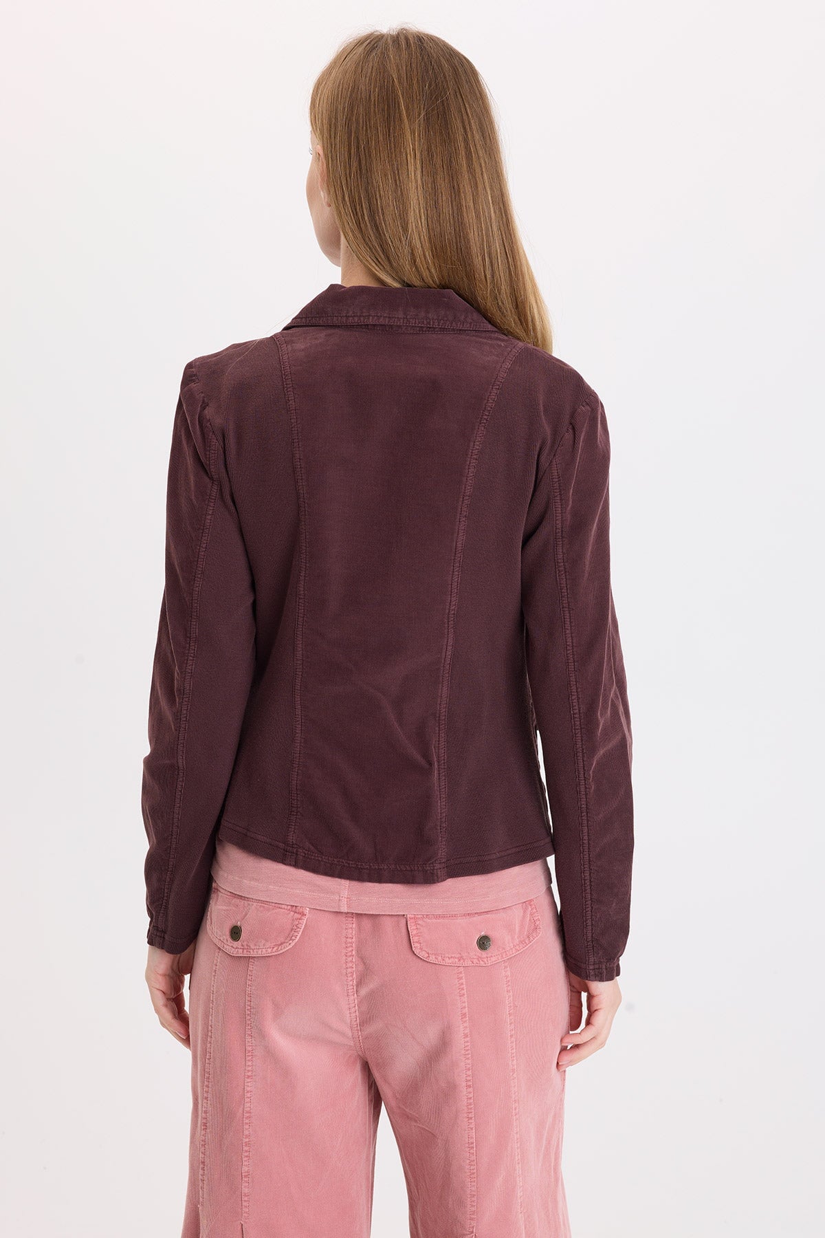 Wearables Jino Cotton Corduroy Blazer Belge - XCVI