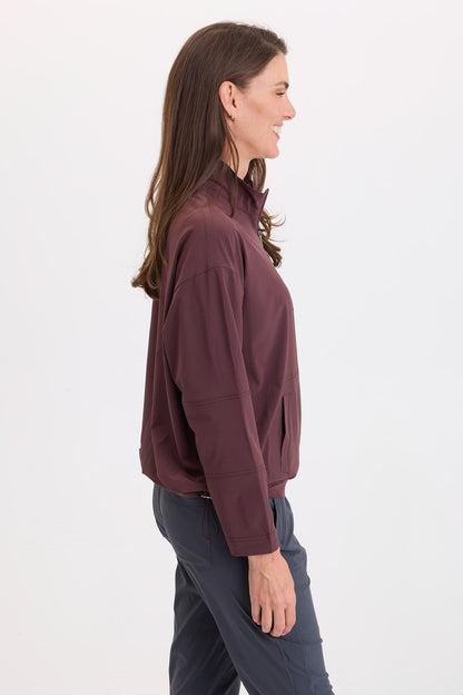 Wearables Romee 4-Way Stretch Kangaroo Pockets Pullover Vixen - XCVI