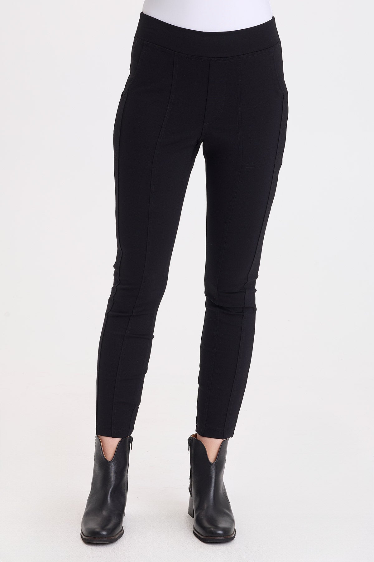 Wearables Lisbon Ponte Slimming Legging Black - XCVI
