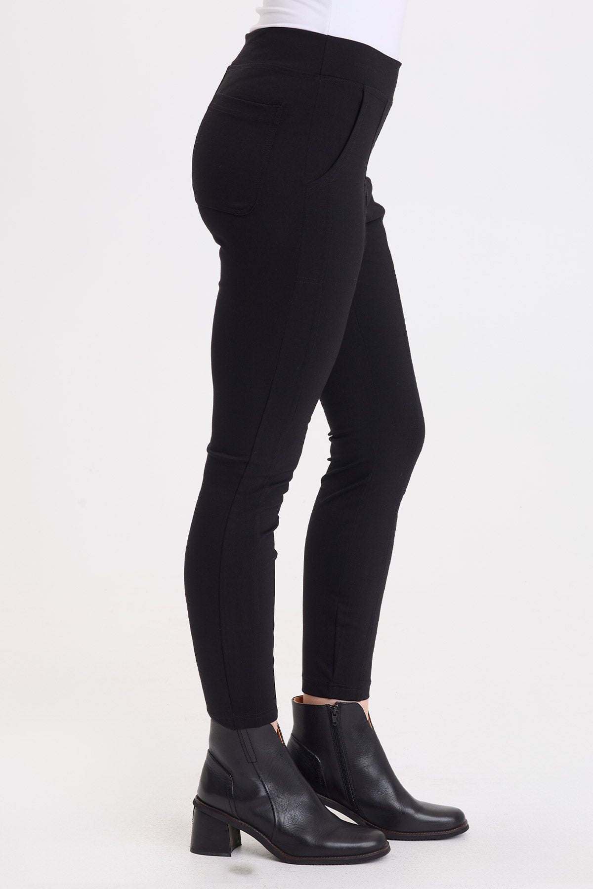 Wearables Lisbon Ponte Slimming Legging Black - XCVI