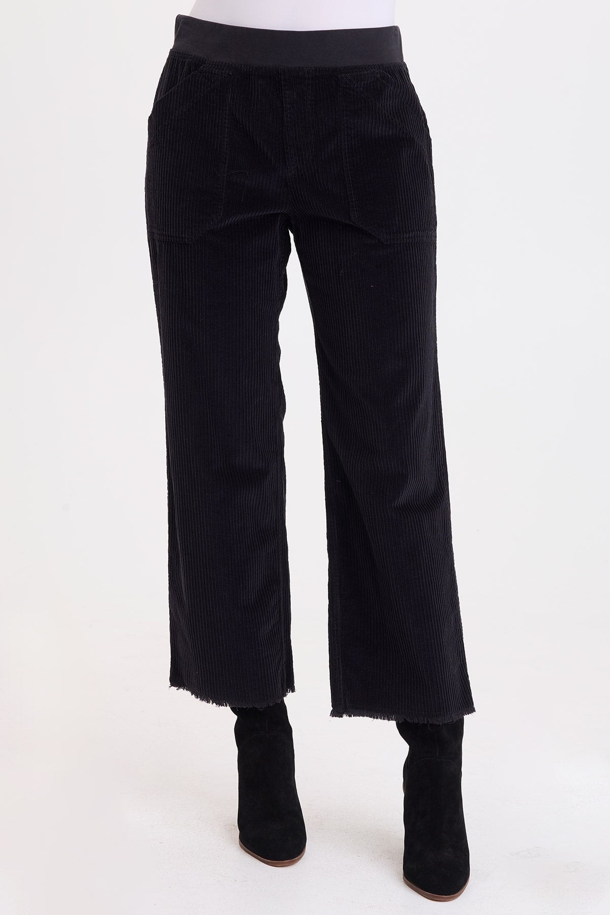 Wearables Arion Corduroy Pull-On Pant Black - XCVI