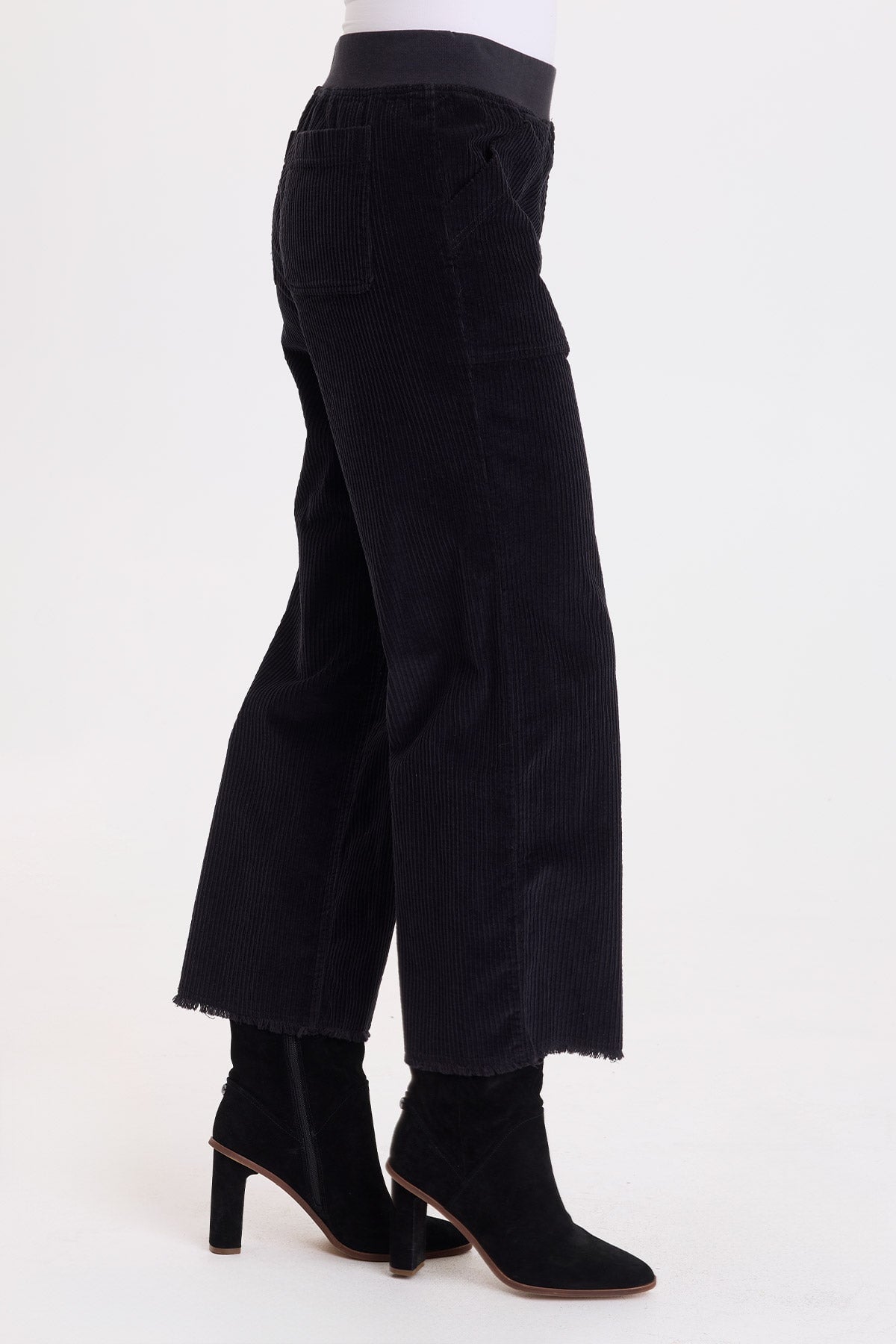 Wearables Arion Corduroy Pull-On Pant Black - XCVI