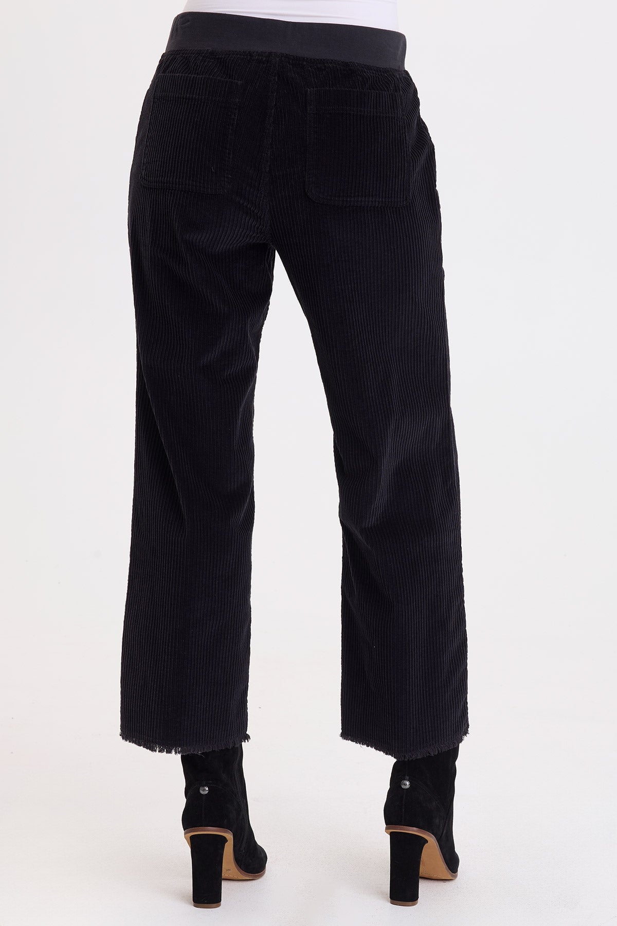 Wearables Arion Corduroy Pull-On Pant Black - XCVI