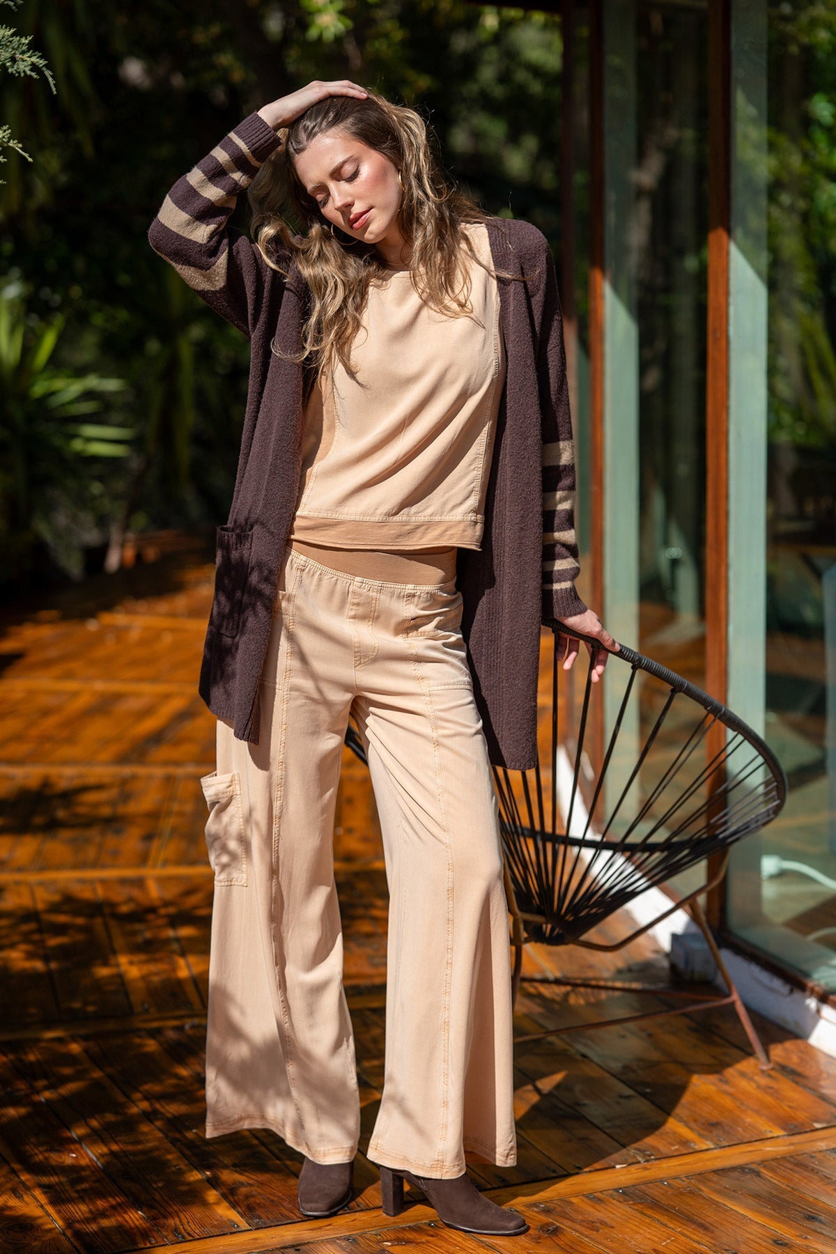 Wearables Ekko Twill Relaxed Cargo Pant Copper Pigment - XCVI