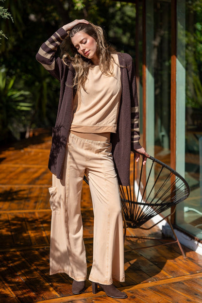 Wearables Ekko Twill Relaxed Cargo Pant Copper Pigment - XCVI