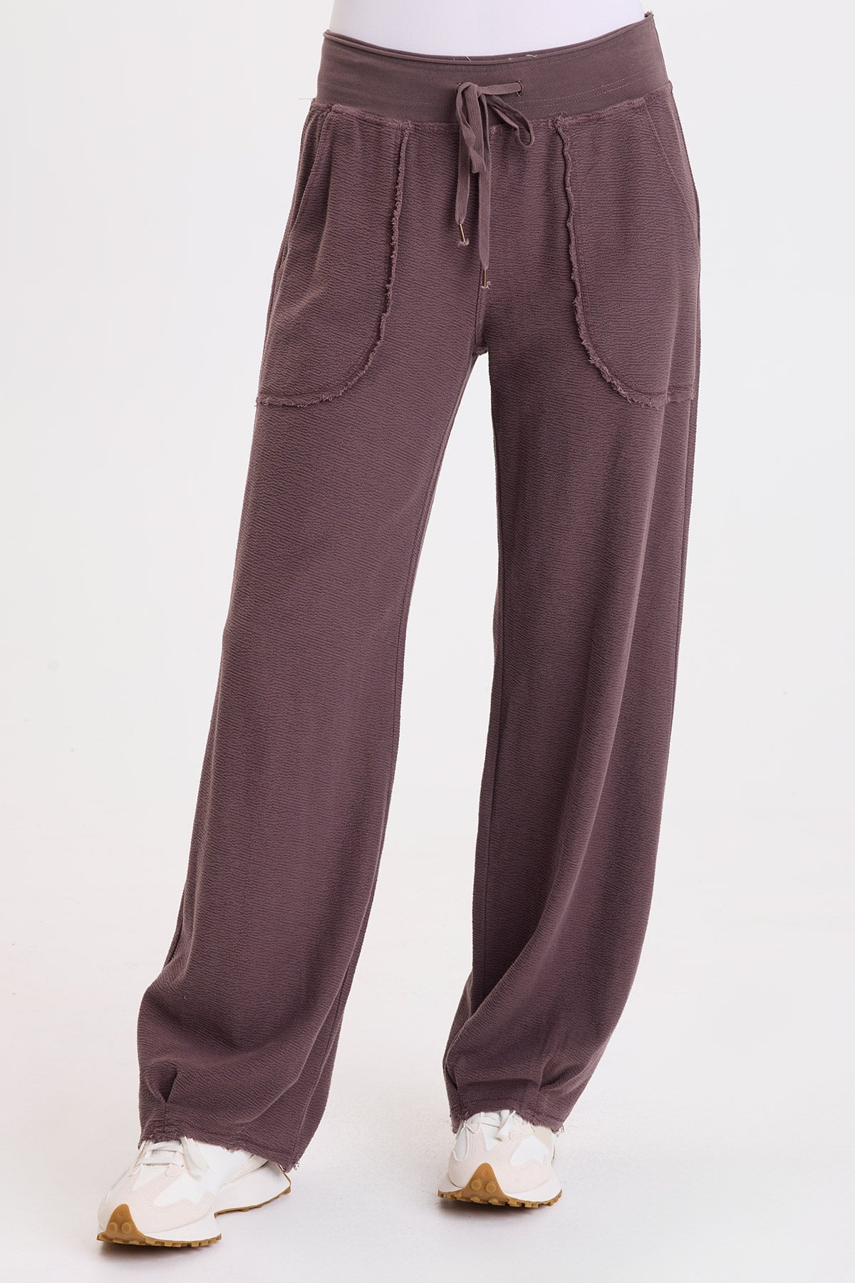 Wearables Himesh Crepe-Knit Pleated Leg Pant Briar Patch Pigment - XCVI