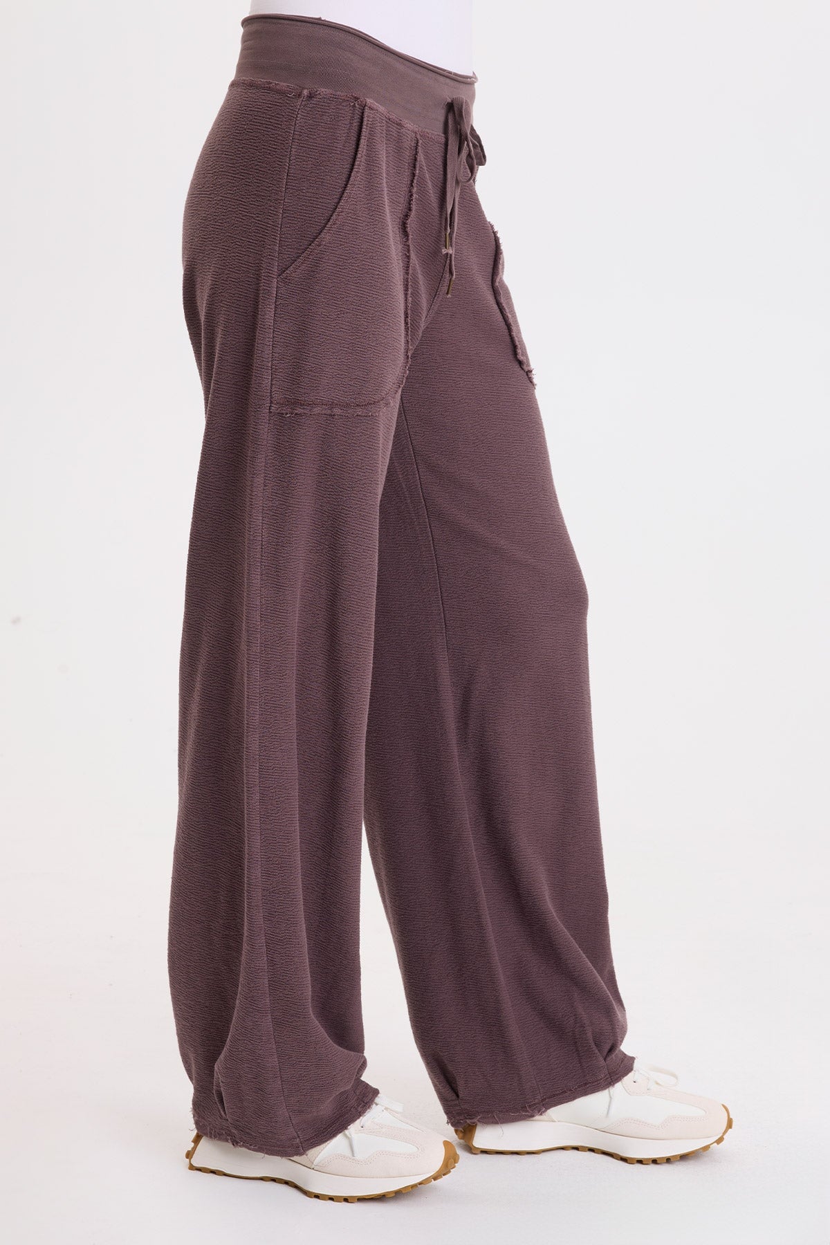 Wearables Himesh Crepe-Knit Pleated Leg Pant Briar Patch Pigment - XCVI