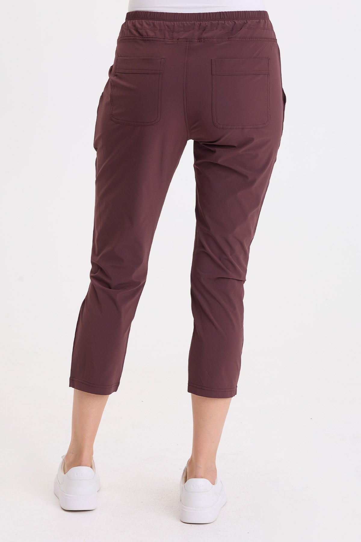 Wearables Rhodes 4-Way Stretch Ruched Leg Cropped Legging Vixen - XCVI