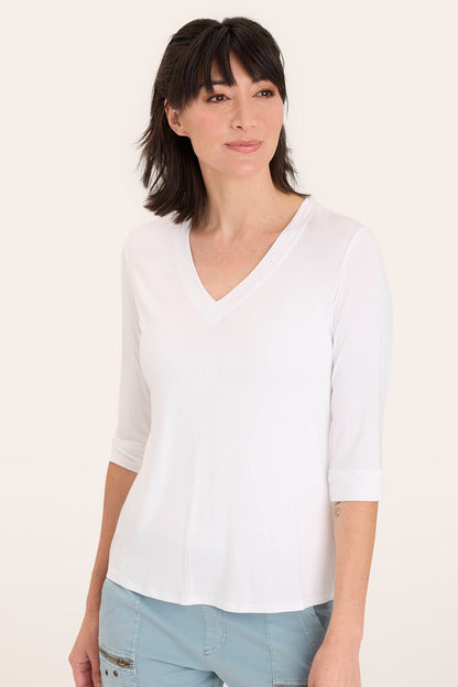 Principle Top in White  - XCVI