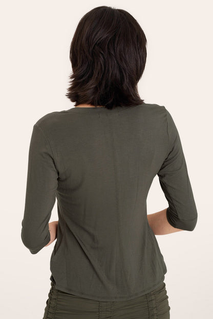 Principle Top in Olive  - XCVI