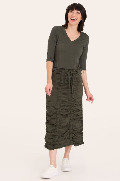 Principle Top in Olive  - XCVI