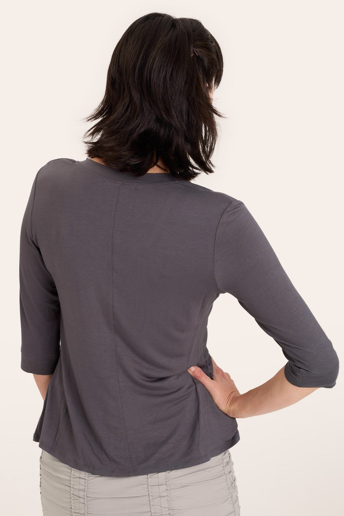 Principle Top in Charcoal  - XCVI