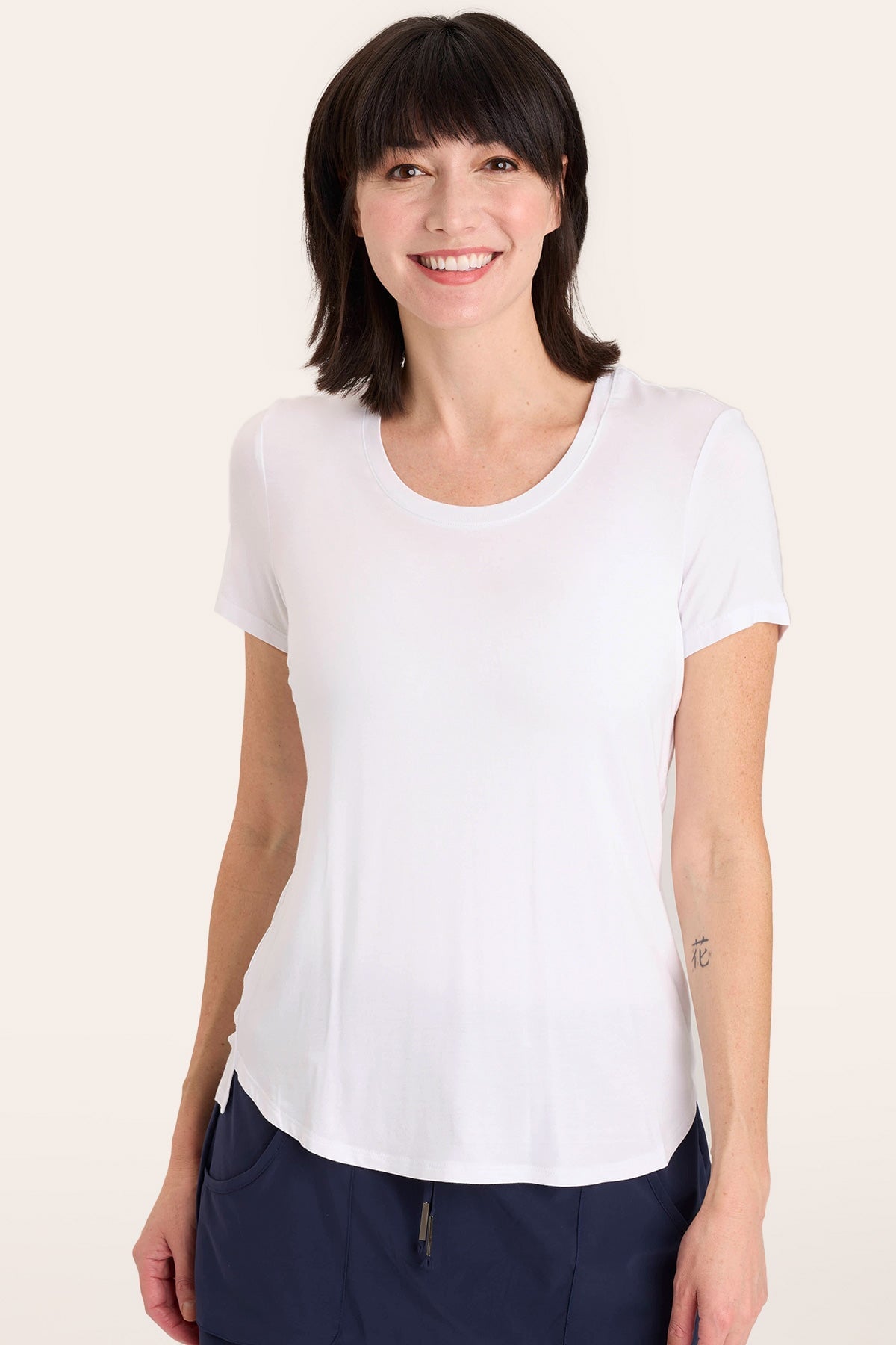 Authority Tee in White  - XCVI