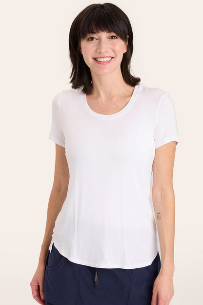 Authority Tee in White  - XCVI