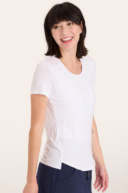 Authority Tee in White  - XCVI