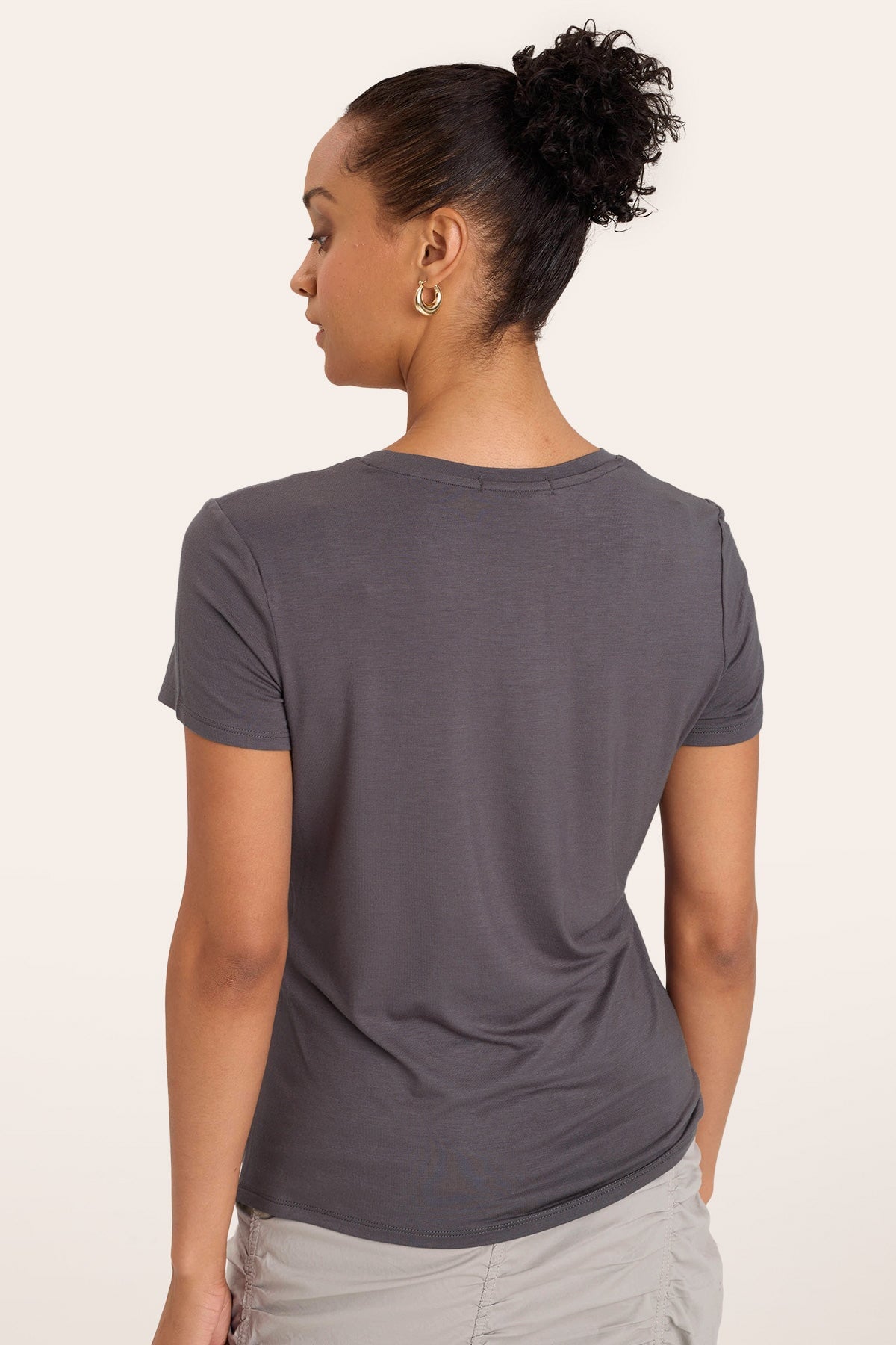 Authority Tee in Charcoal  - XCVI