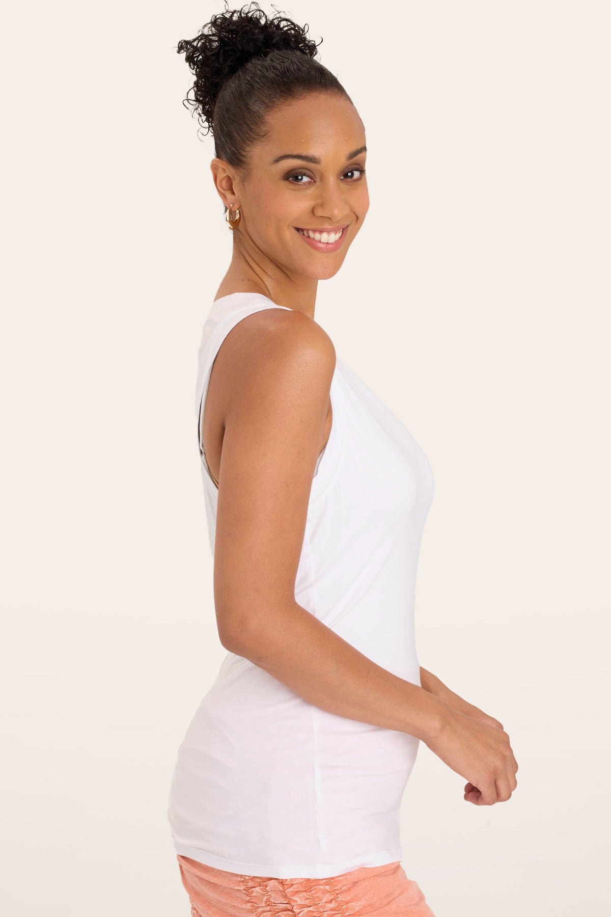Essence Tank in White  - XCVI