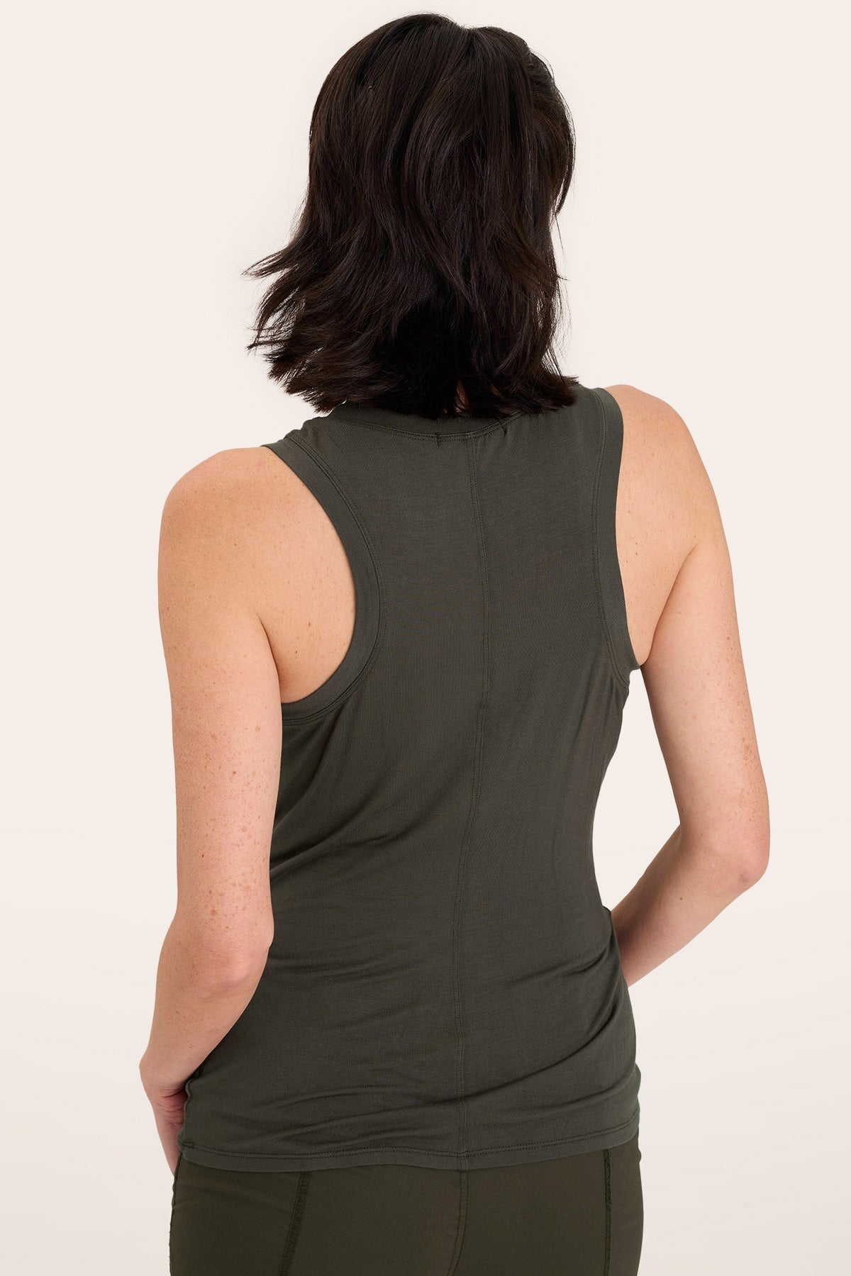 Essence Tank in Olive  - XCVI