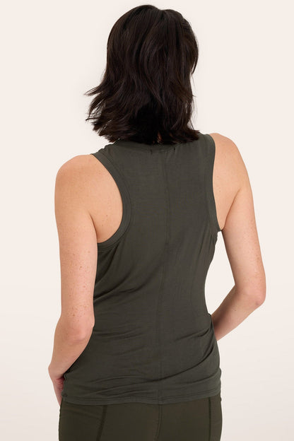 Essence Tank in Olive  - XCVI