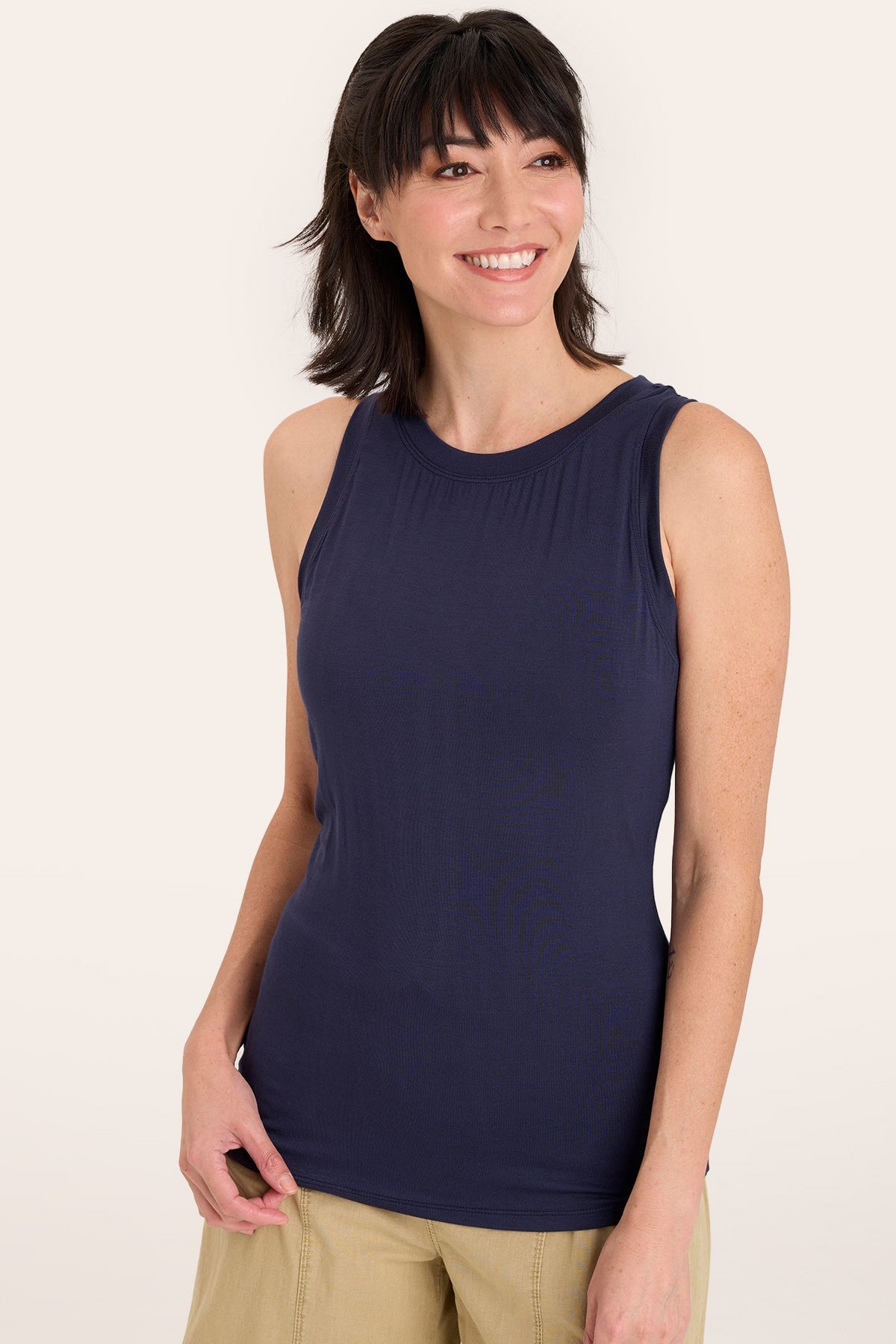 Essence Tank in Navy  - XCVI