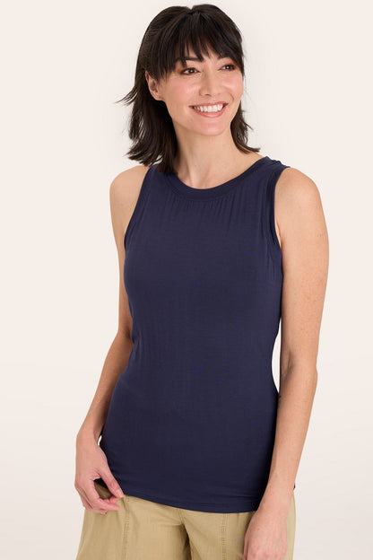 Essence Tank in Navy  - XCVI