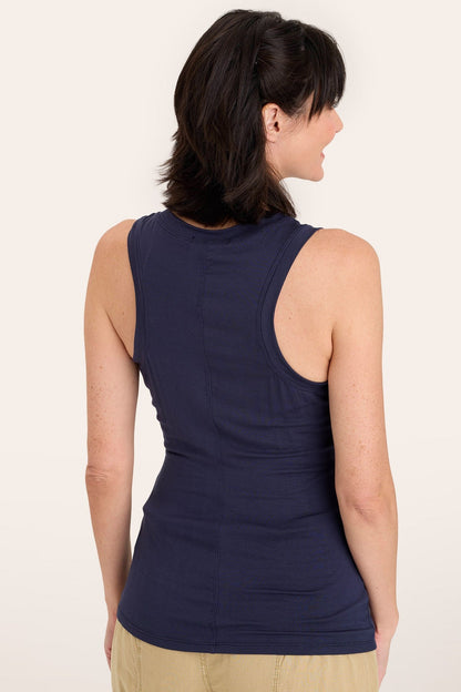 Essence Tank in Navy  - XCVI