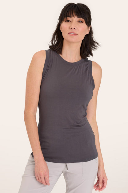 Essence Tank in Charcoal  - XCVI