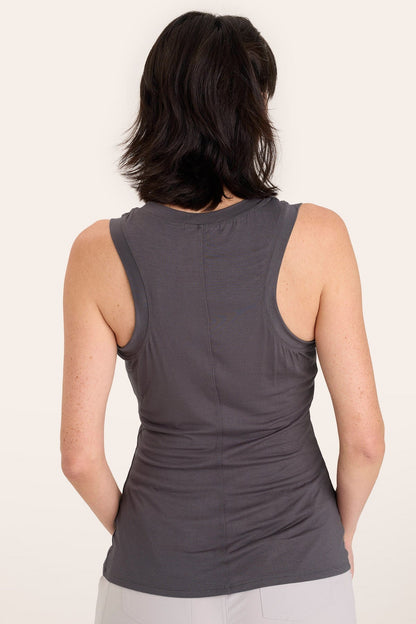 Essence Tank in Charcoal  - XCVI