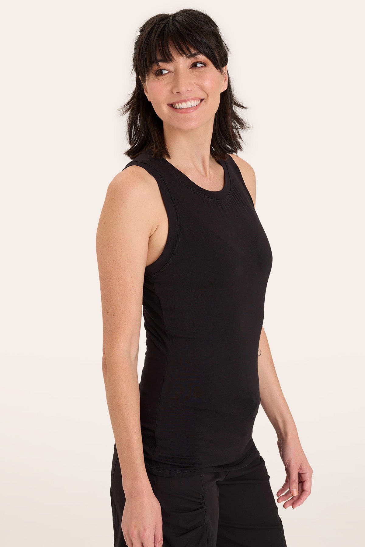 Essence Tank in Black  - XCVI