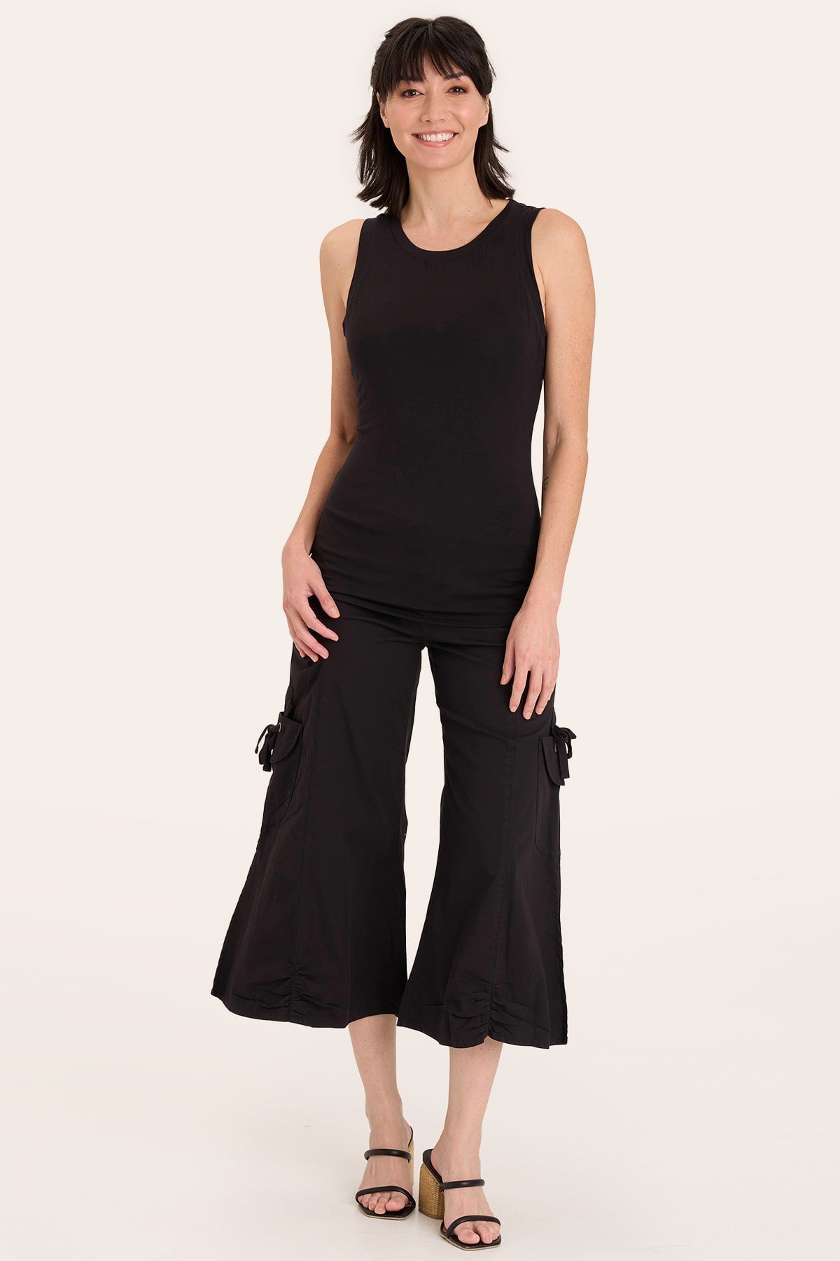 Essence Tank in Black  - XCVI