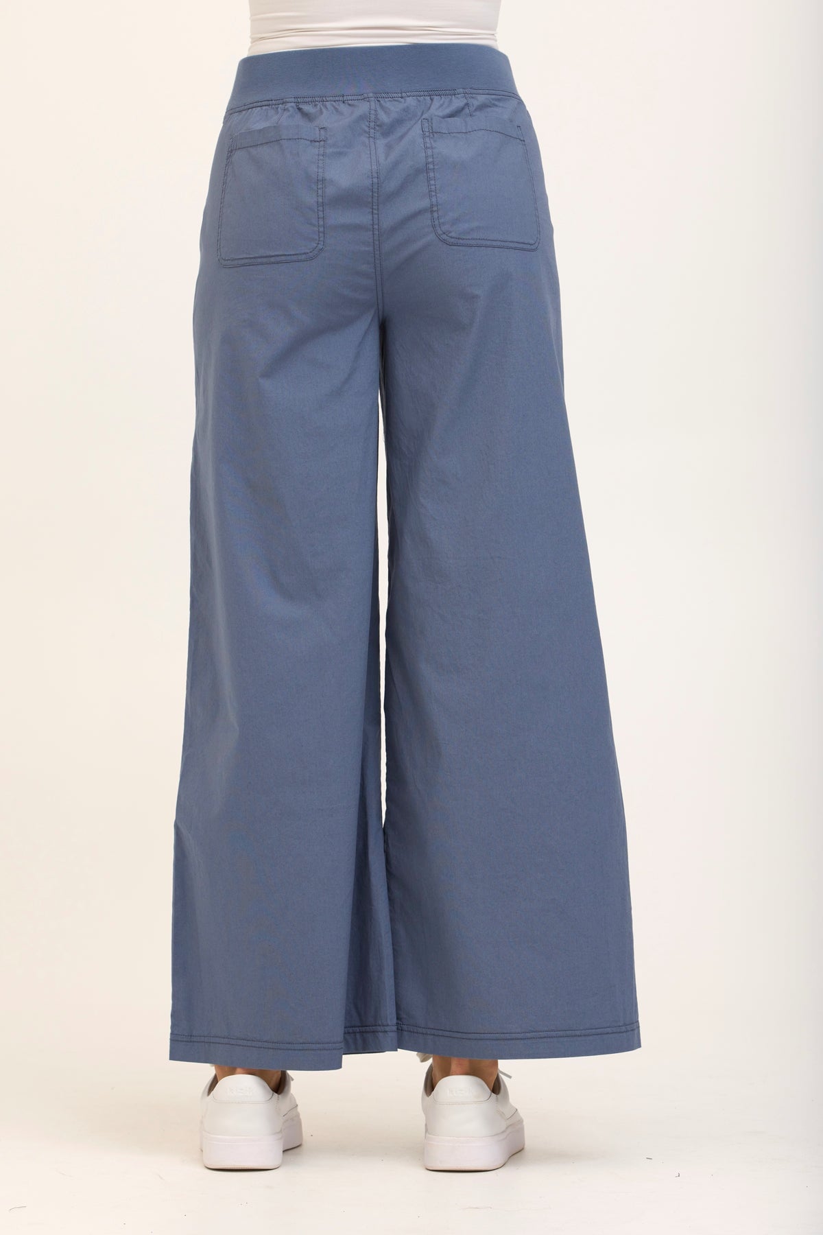 Wearables Core Dacia Stretch Poplin Wide Leg Pull-On Pant Tidal - XCVI
