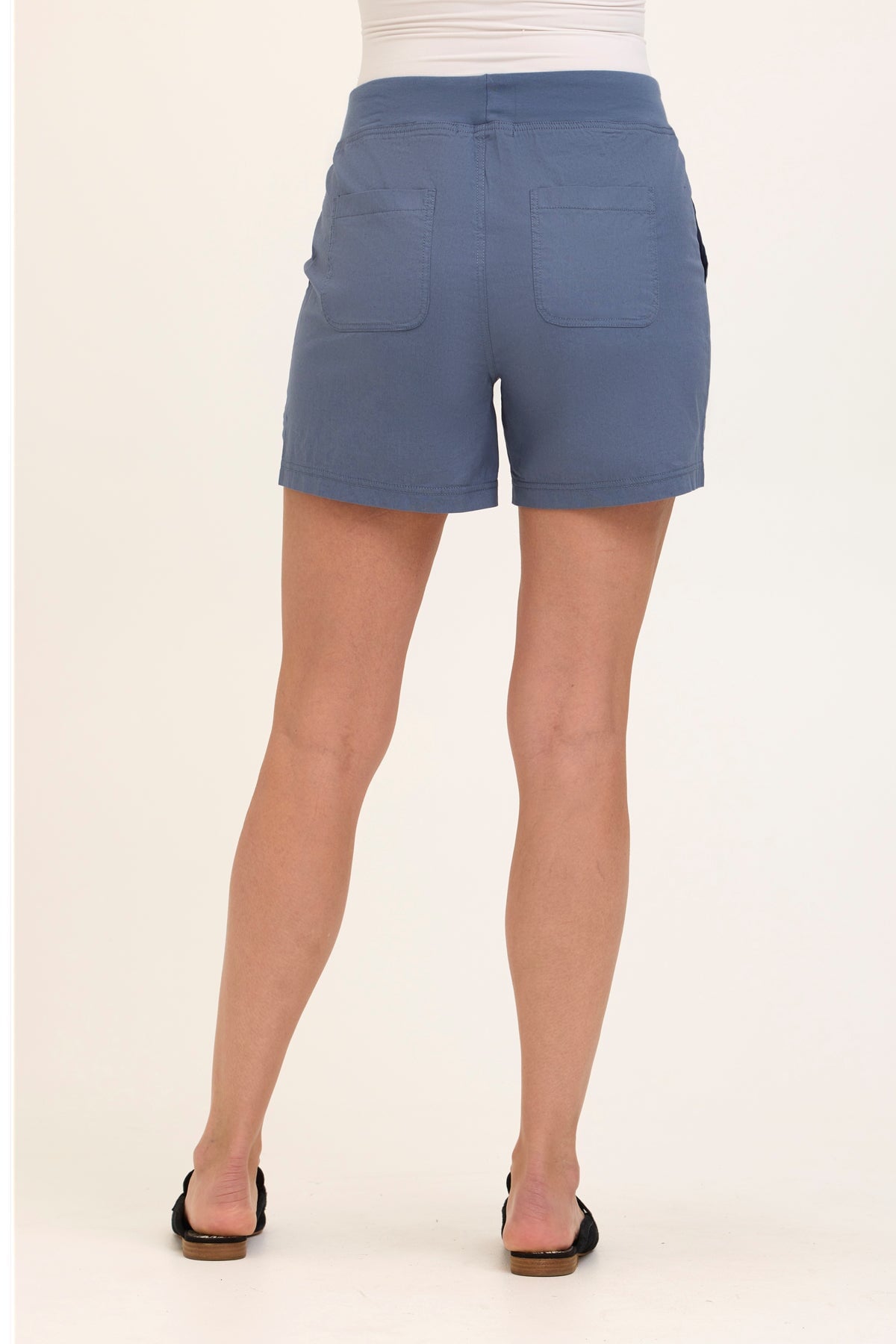 Wearables Core Stretch Poplin Cargo Pull-On Short Tidal - XCVI
