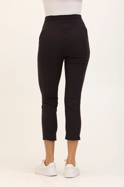 High Waist Jetter in Black  - XCVI