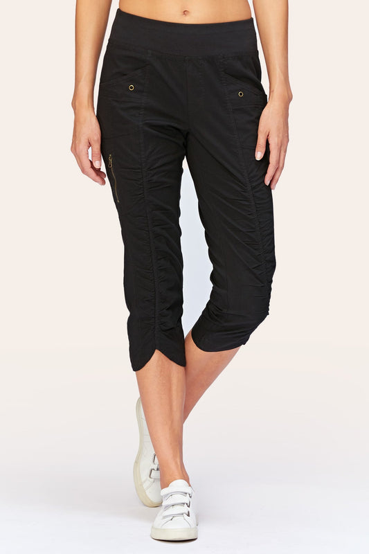 Iris Crop in Black  - XCVI