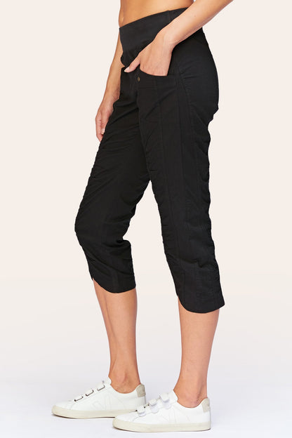 Iris Crop in Black  - XCVI