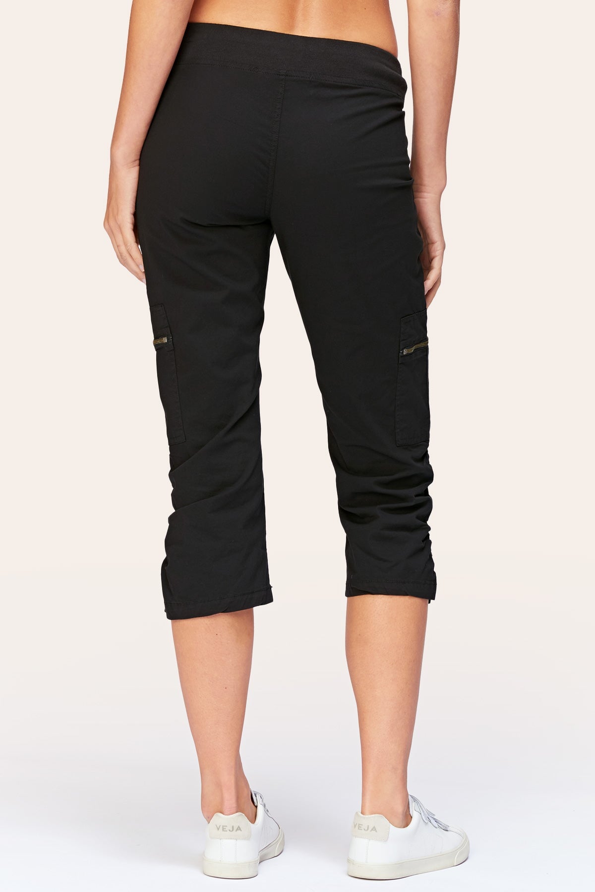 Nadia Crop in Black  - XCVI